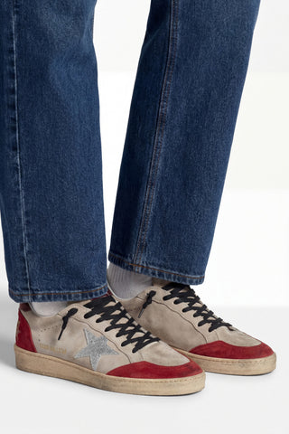 Golden Goose RED ‘Ball Star’ sports shoes 2