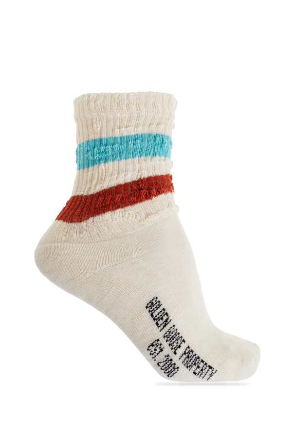 Golden Goose cream Cotton socks 1