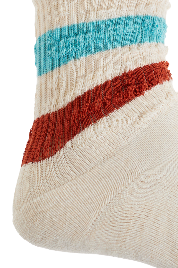 Golden Goose cream Cotton socks 4