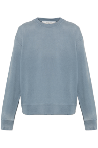 Golden Goose BLUE Sweatshirt with logo patch 1
