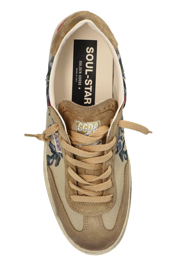 Golden Goose beige ‘Soul Star’ sports shoes 6