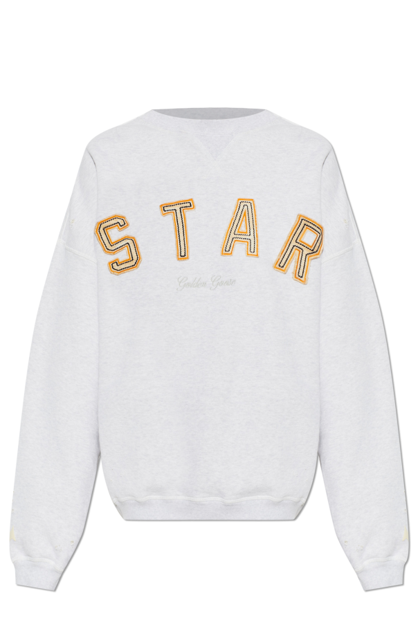 Golden Goose GREY Sweatshirt with embroidered logo 1