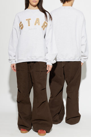 Golden Goose GREY Sweatshirt with embroidered logo 2