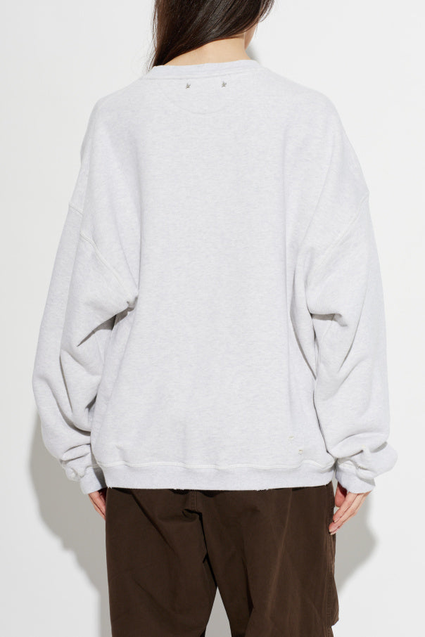 Golden Goose GREY Sweatshirt with embroidered logo 5