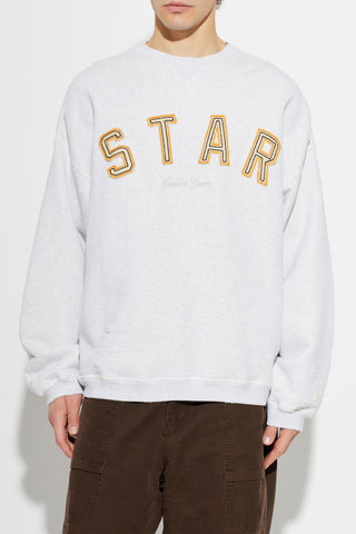 Golden Goose GREY Sweatshirt with embroidered logo 6