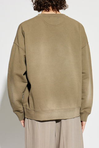 Golden Goose GREEN Sweatshirt with a vintage effect 4