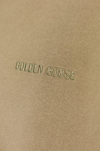 Golden Goose GREEN Sweatshirt with a vintage effect 5