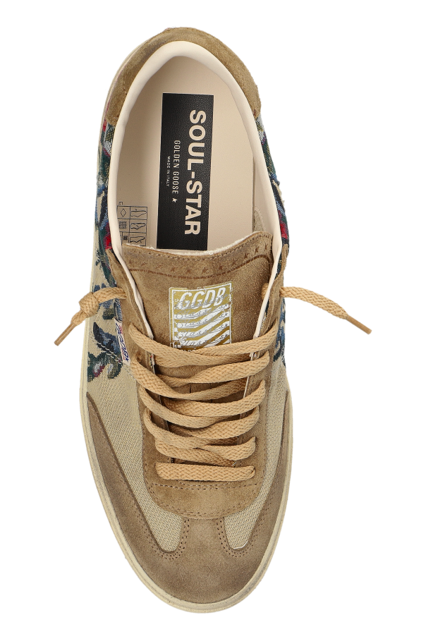 Golden Goose beige "Soul Star" sports shoes 6