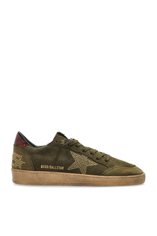 Golden Goose GREEN Ballstar With Studded Star sports shoes 1