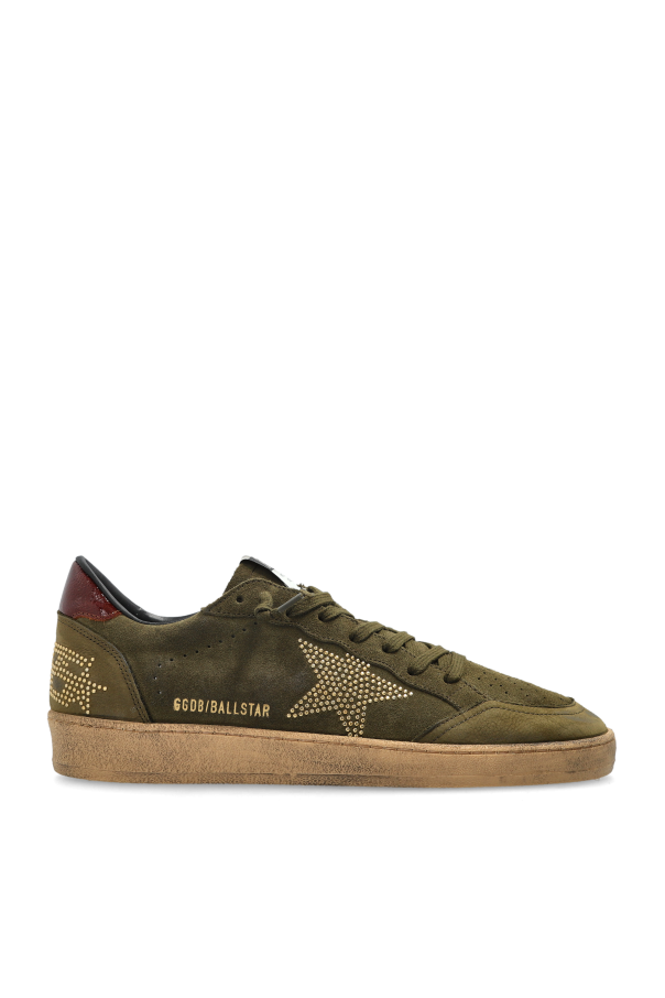 Golden Goose GREEN Ballstar With Studded Star sports shoes 1