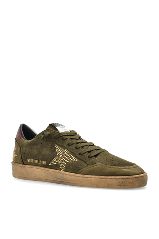 Golden Goose GREEN Ballstar With Studded Star sports shoes 4