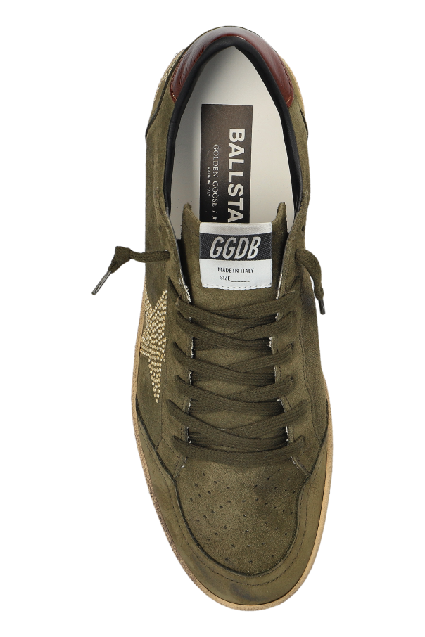 Golden Goose GREEN Ballstar With Studded Star sports shoes 6