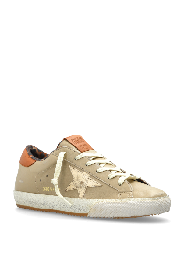 Golden Goose beige "Super Star Bike With Folded Lin" sports shoes 4