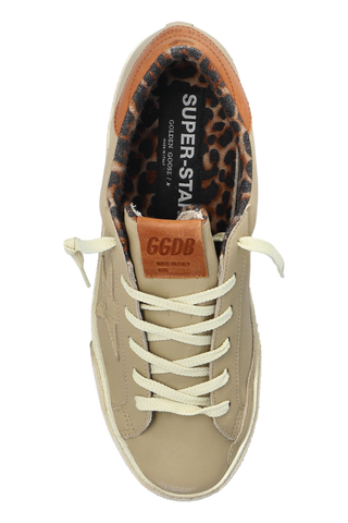 Golden Goose beige "Super Star Bike With Folded Lin" sports shoes 6
