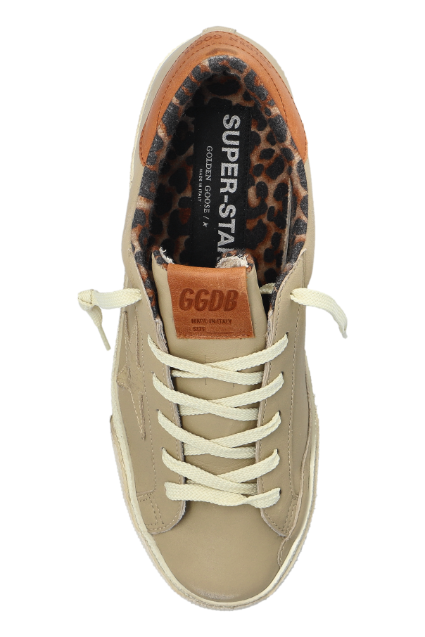 Golden Goose beige "Super Star Bike With Folded Lin" sports shoes 6