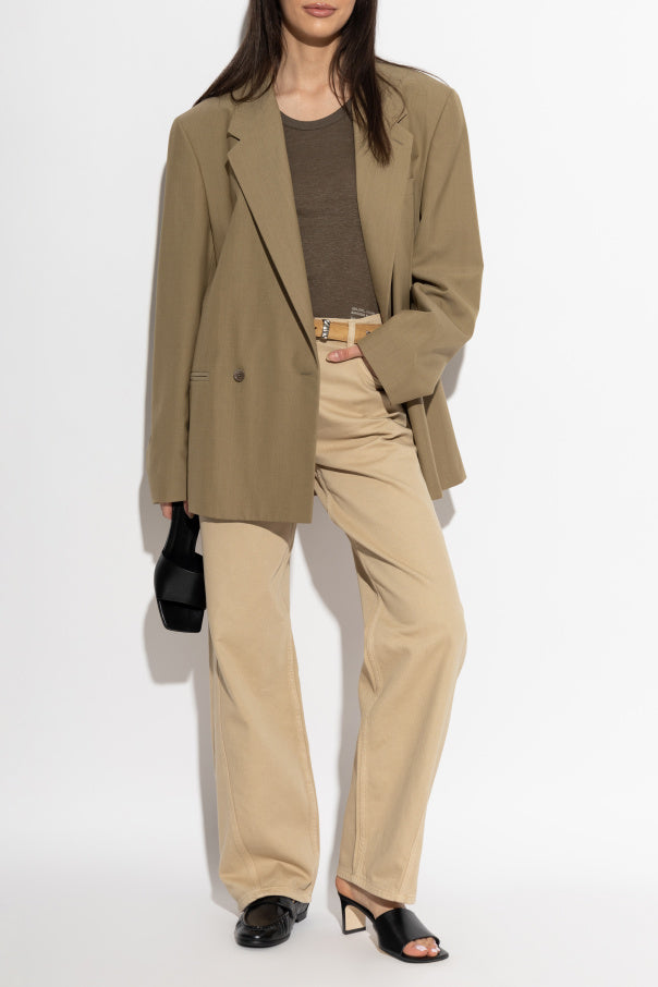 Golden Goose BROWN Linen camisole 2