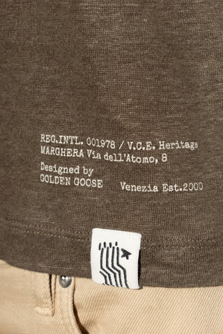 Golden Goose BROWN Linen camisole 5