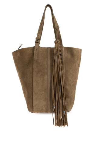 Golden Goose BROWN Suede shopper bag 1