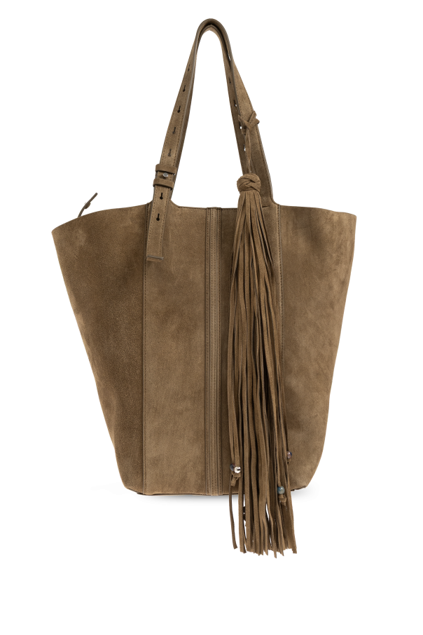 Golden Goose BROWN Suede shopper bag 1