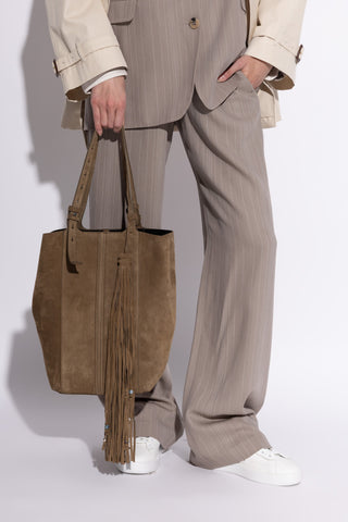 Golden Goose BROWN Suede shopper bag 2