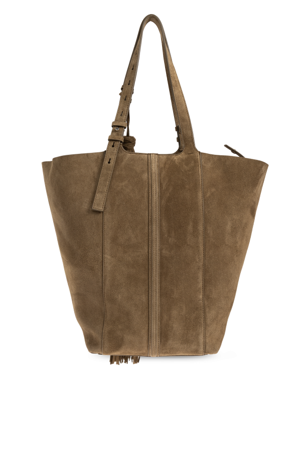 Golden Goose BROWN Suede shopper bag 3
