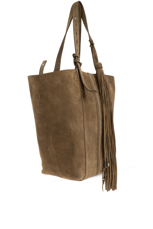 Golden Goose BROWN Suede shopper bag 4