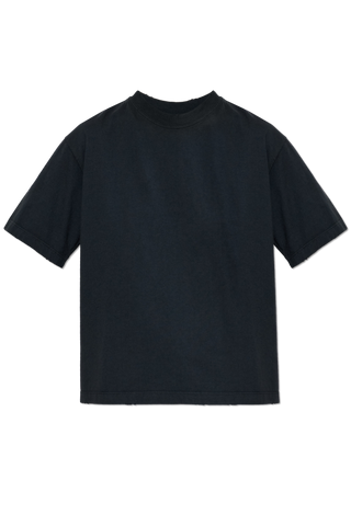 Golden Goose BLACK T-shirt with 'Vintage' effect 1