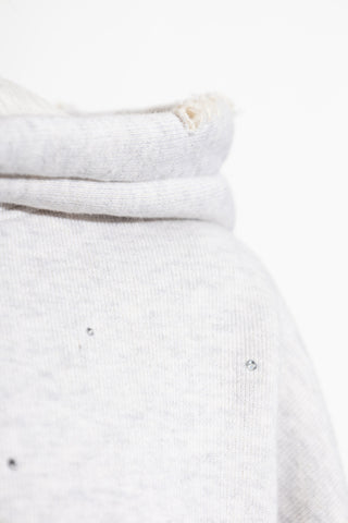 Golden Goose GREY Cropped hoodie 5