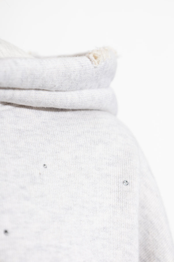 Golden Goose GREY Cropped hoodie 5