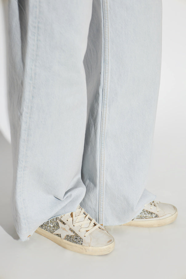 Golden Goose beige ‘Super-Star’ sports shoes 2