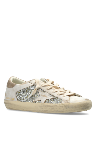Golden Goose beige ‘Super-Star’ sports shoes 4