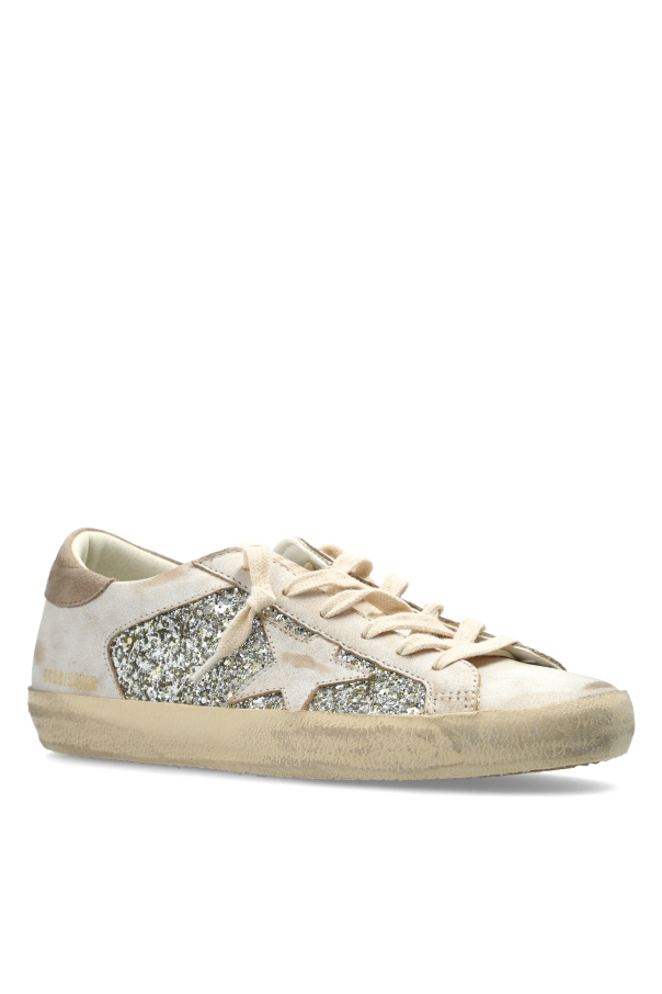 Golden Goose beige ‘Super-Star’ sports shoes 4