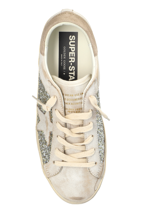 Golden Goose beige ‘Super-Star’ sports shoes 6