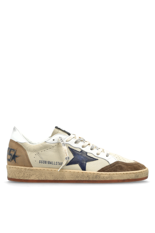Golden Goose beige ‘Ball Star’ sports shoes 1
