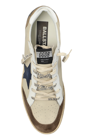 Golden Goose beige ‘Ball Star’ sports shoes 6