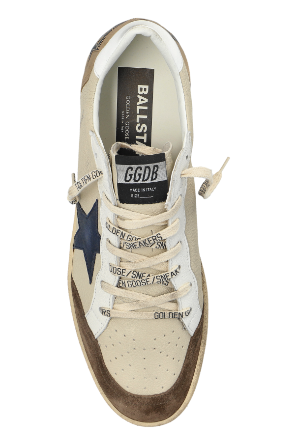 Golden Goose beige ‘Ball Star’ sports shoes 6