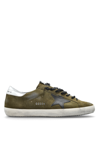 Golden Goose GREEN ‘Super-Star’ sports shoes 1