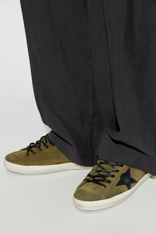 Golden Goose GREEN ‘Super-Star’ sports shoes 2