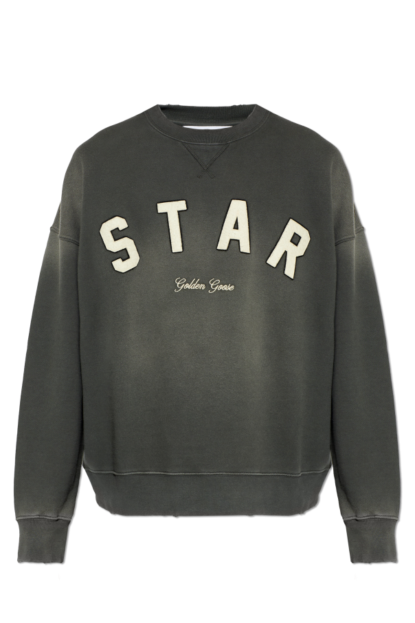 Golden Goose GREY Sweatshirt with logo 1