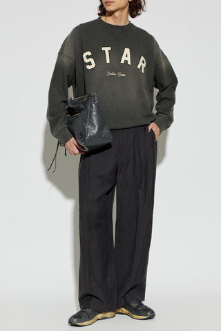 Golden Goose GREY Sweatshirt with logo 2