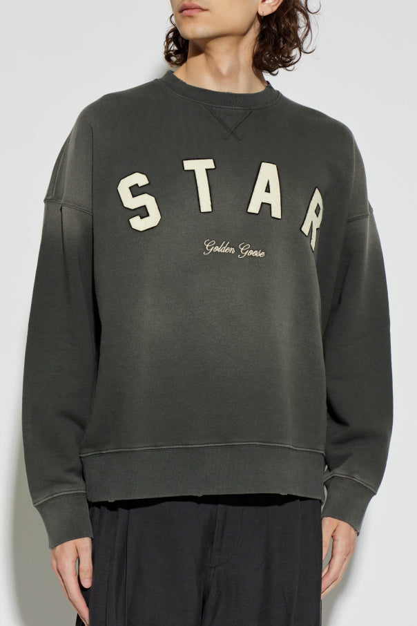 Golden Goose GREY Sweatshirt with logo 3