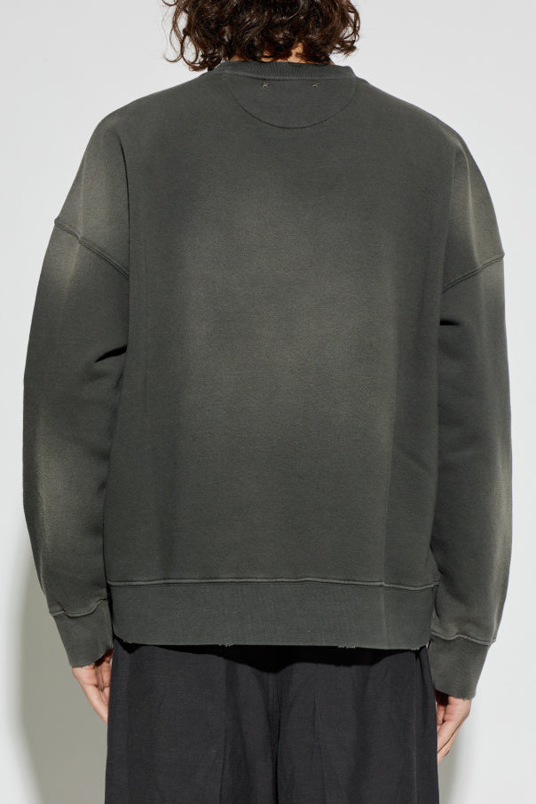 Golden Goose GREY Sweatshirt with logo 4