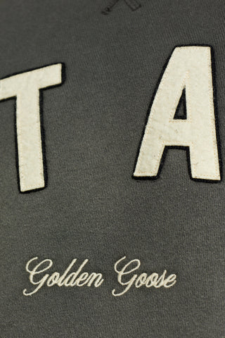 Golden Goose GREY Sweatshirt with logo 5