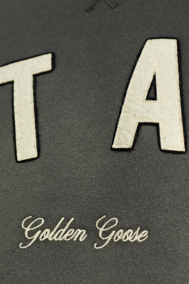 Golden Goose GREY Sweatshirt with logo 5