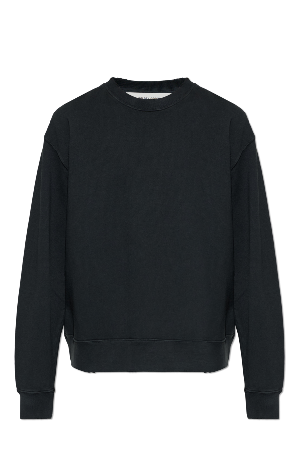 Golden Goose BLACK Sweatshirt with logo 1