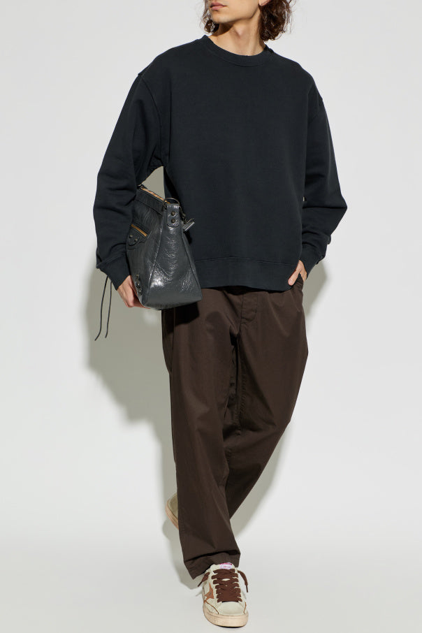 Golden Goose BLACK Sweatshirt with logo 2