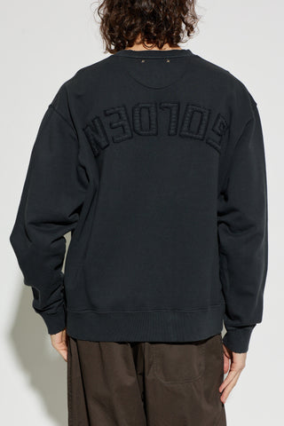 Golden Goose BLACK Sweatshirt with logo 4