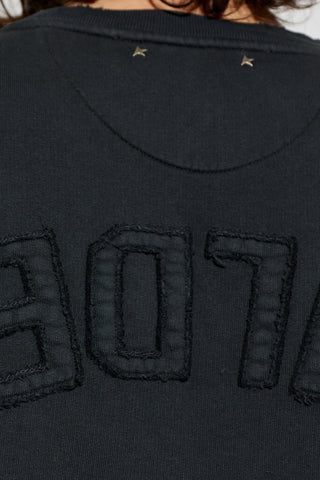 Golden Goose BLACK Sweatshirt with logo 5