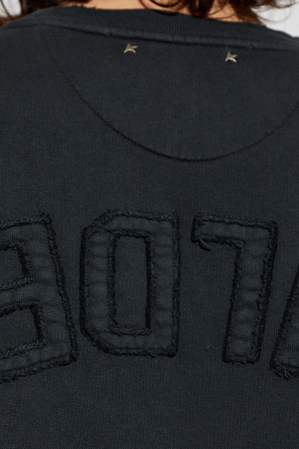 Golden Goose BLACK Sweatshirt with logo 5