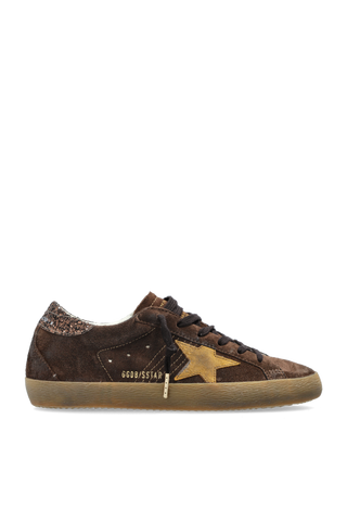 Golden Goose BROWN ‘Super-Star classic with spur’ sports shoes 1